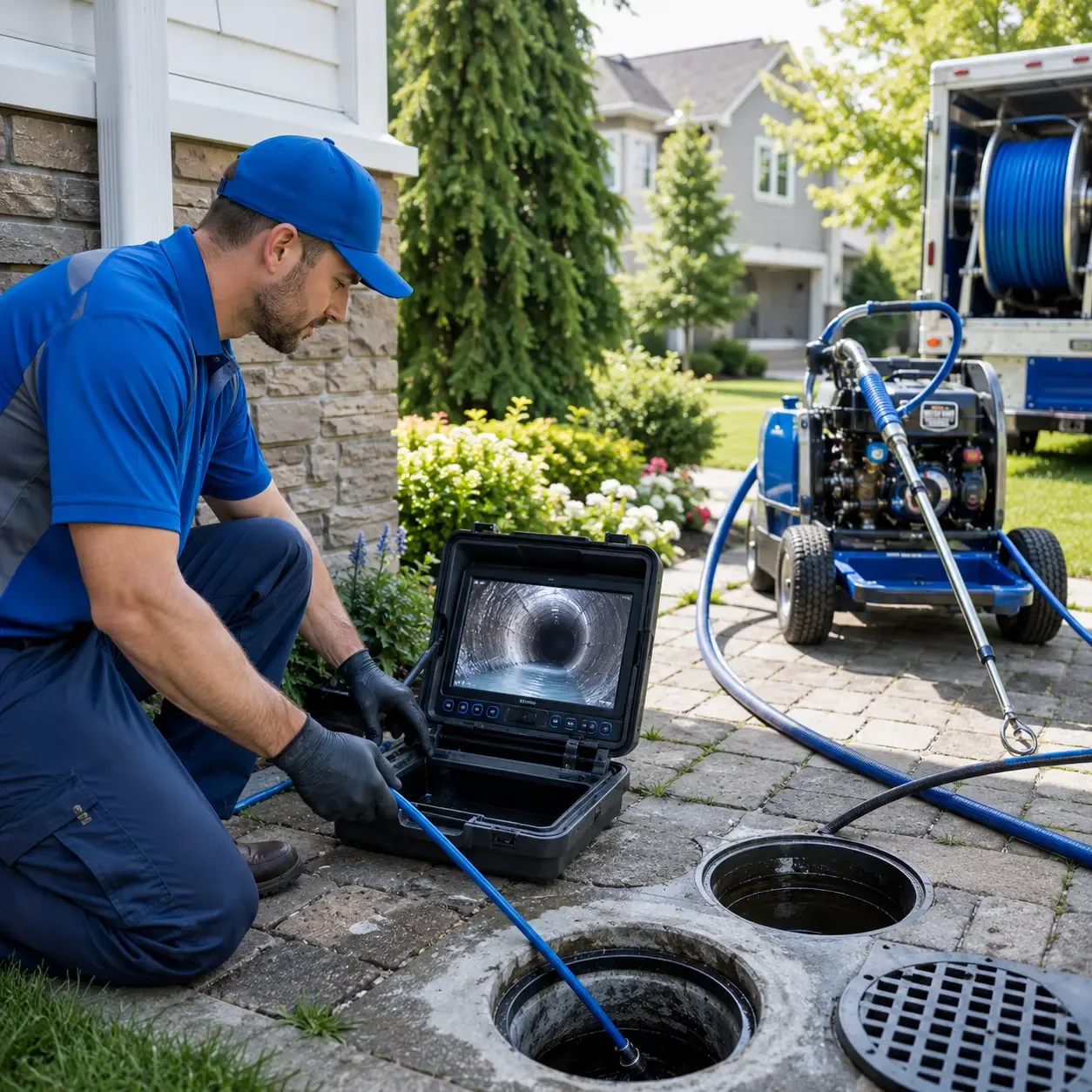 Outdoor drain cleaning professionals serving Liberty Center, IN